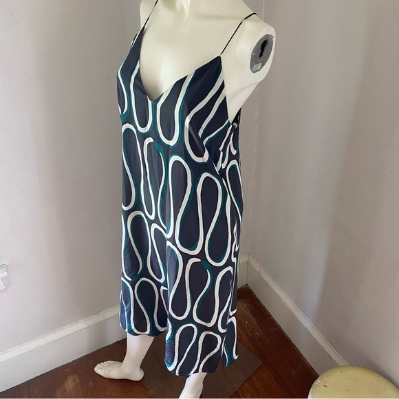 WHiT Silk Slip Dress Snake Design - Picture 3 of 15